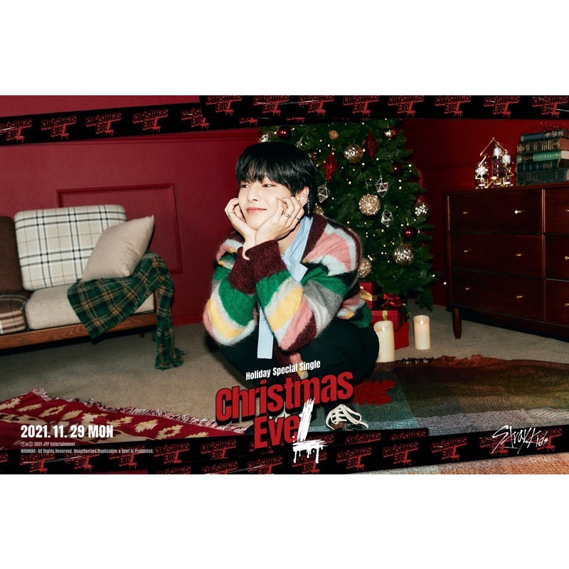 OFFICIAL INSTOCK] Stray Kids Christmas Evel Album Photocard PC