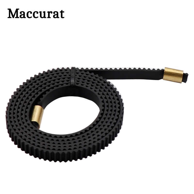 3D Printer belt black open timing belt GT2-6mm Rubber Aramid Fiber XY ...