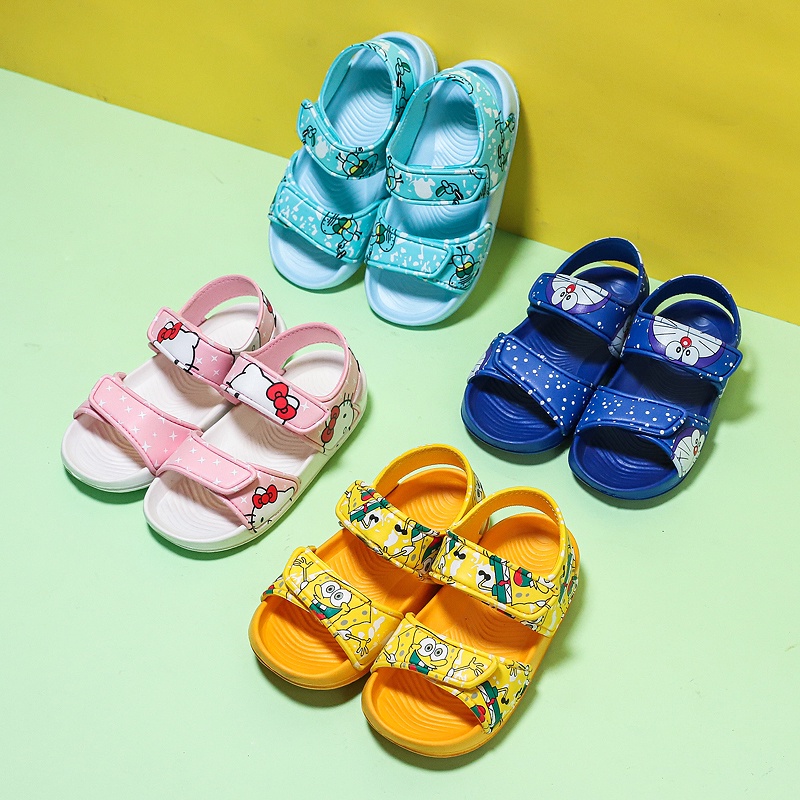 Children s Sandal Baby Boys Girl Beach Sandals Cartoon Kitty Cat