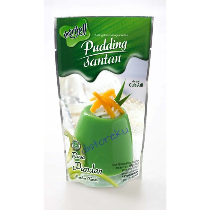 Nutrijell Puding Santan Pandan 130Gr
