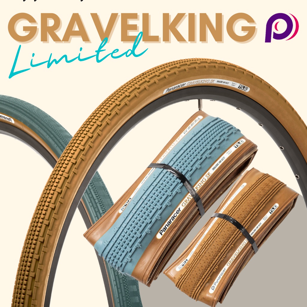 Pneu PANARACER GRAVELKING SLICK+ TLR 700x40 Tubeless Ready Marron