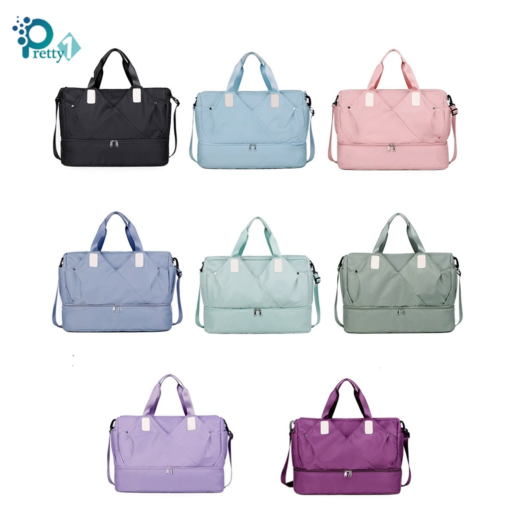 Fashion Duffle Bag Gym Portable Women's Trolley Sports Training Luggage