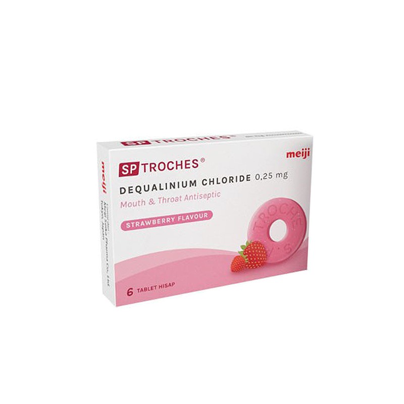 SP Troches Strawberry / Tenggorokan / Tablet Hisap - Gambar 3