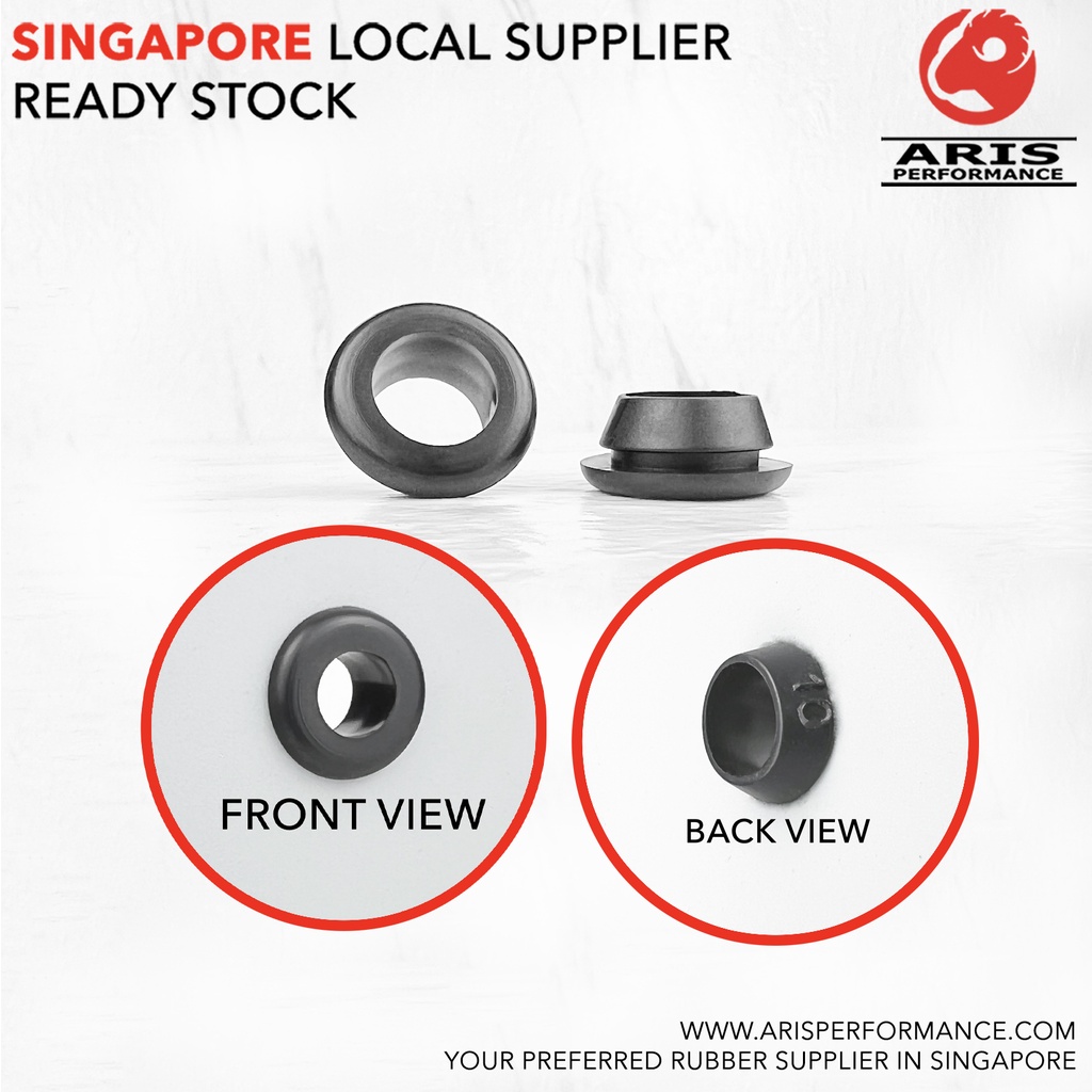 Single Faced Rubber Grommet, Hole Protector, Cable Protector Guide Bush ...