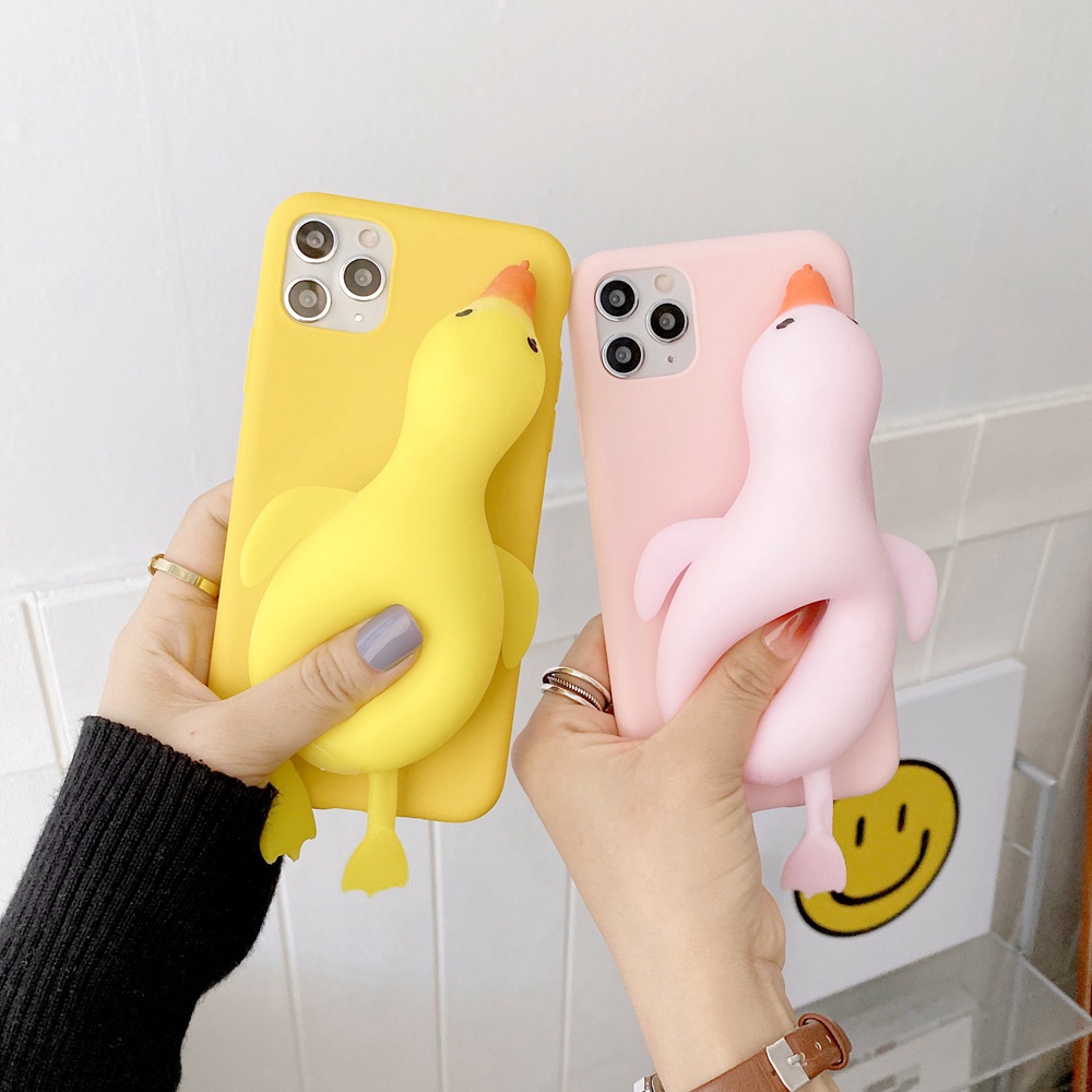 Stress Relieve Squishy Duck Soft Case Samsung A50 A50s A30s A72 A52 A32 5G  A21s A12 A02 A02s A11 M11 A71 A51 A31 Rubber Cover | Shopee Singapore