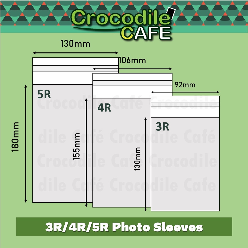 3R/4R/5R Photo Sleeves 4R Photo Album 5R Photo Album (20/100pcs ...