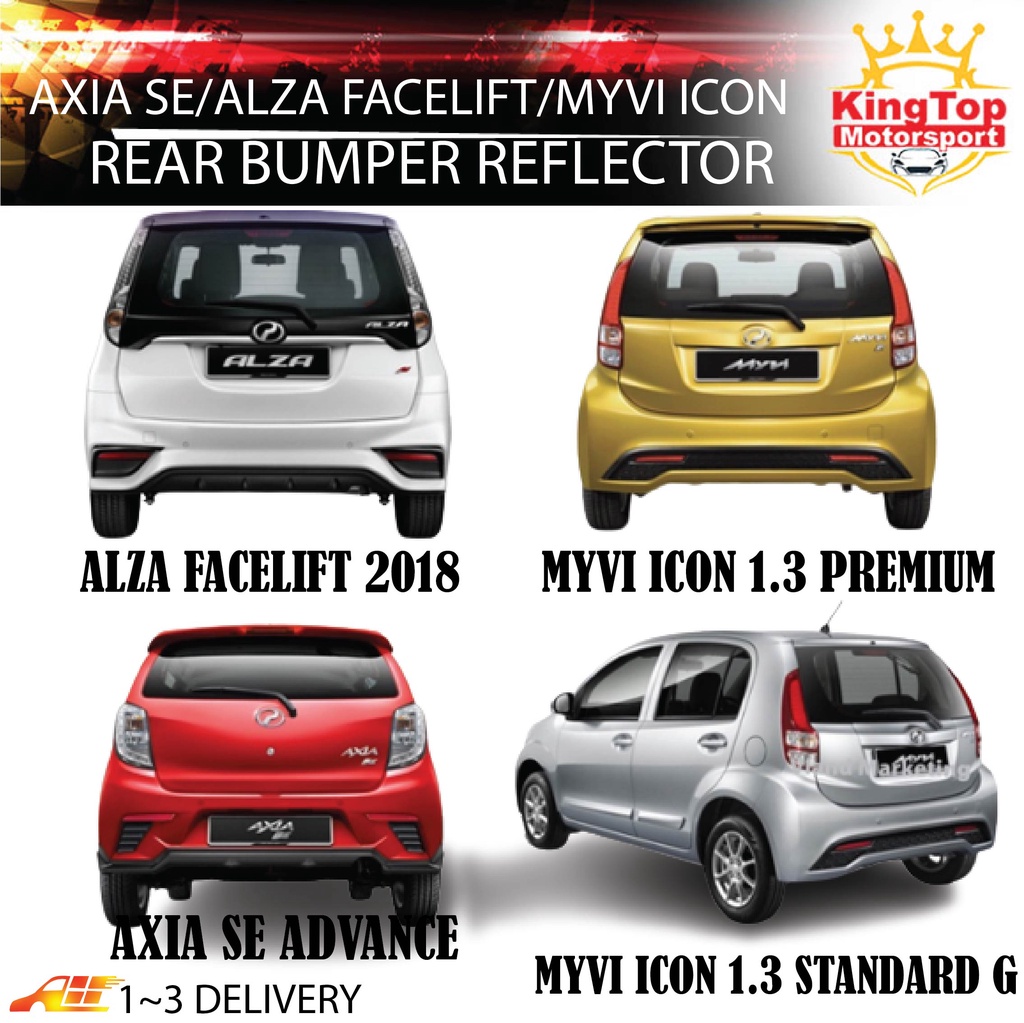 Perodua Axia SE Advance 2014 / Alza Facelift 2018 / Myvi Icon 1.3 2015 ...