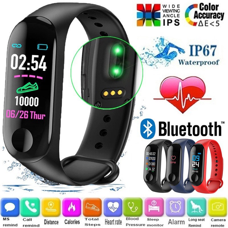 M3 plus smart bracelet new arrivals