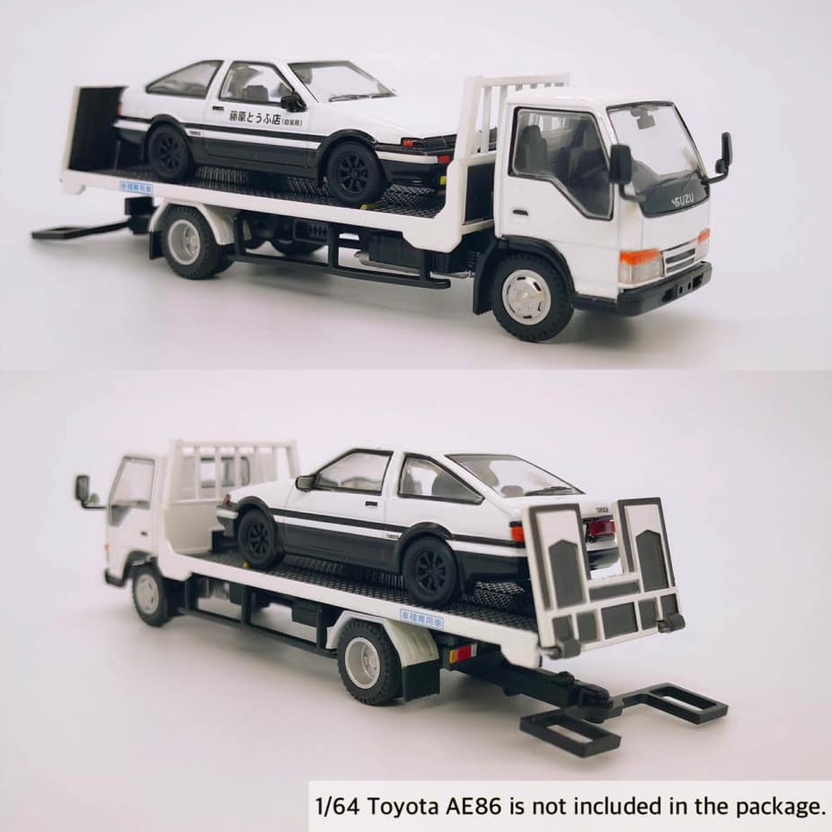 Singapore Ready Stock* 1/64 Isuzu ELF Flatbed Tow Truck Model Car by YES x  PEAKO | Shopee Singapore