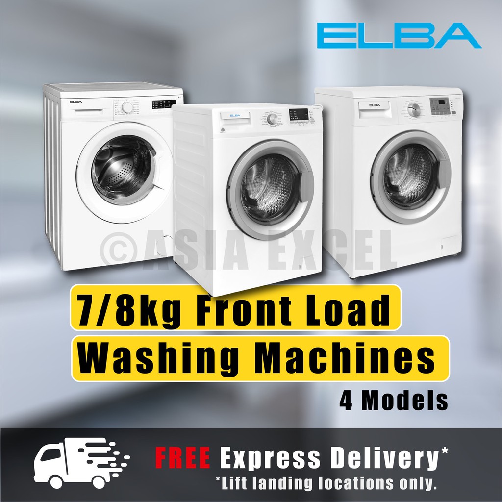 ELBA 7/8KG FRONT LOAD WASHING MACHINE [EWF1075VT/EWF1077A/EWF80120VT