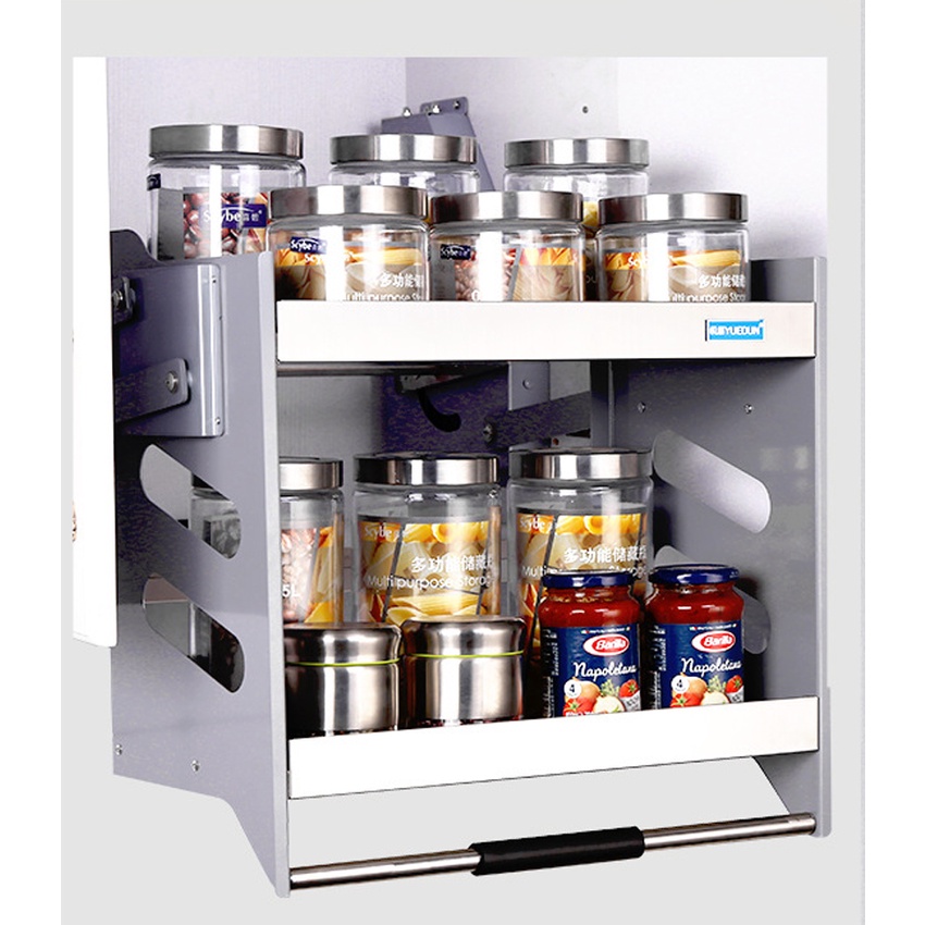 Wall Lift Pull Basket Kitchen Stainless Steel Drawer