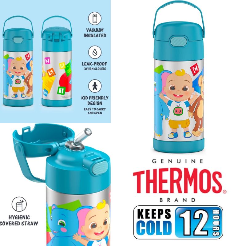 BN Authentic Thermos Funtainer 12 Ounce Stainless Steel