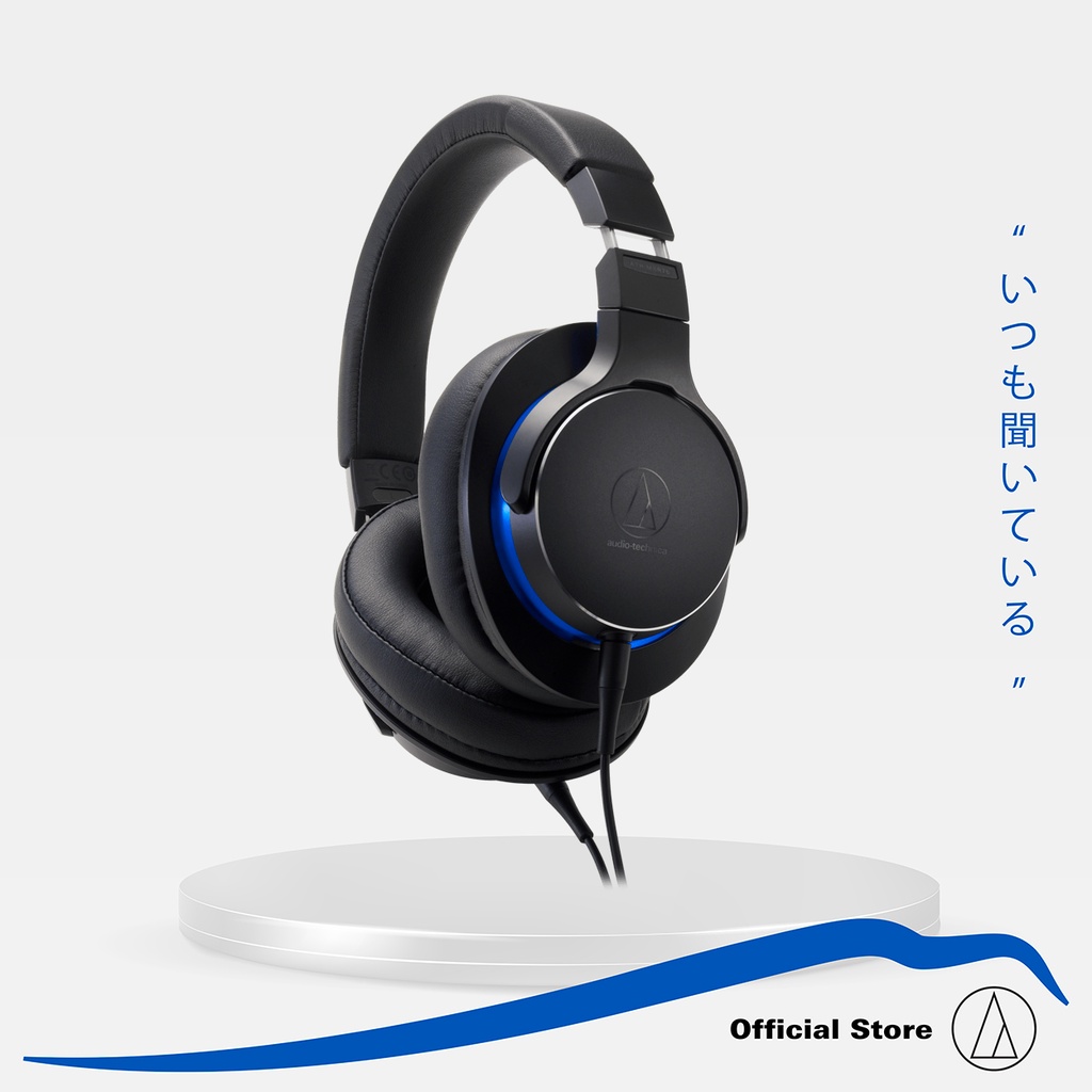 Audio-Technica ATH-MSR7B Sound Reality High-Res Over-Ear Audio Headphones |  Shopee Singapore