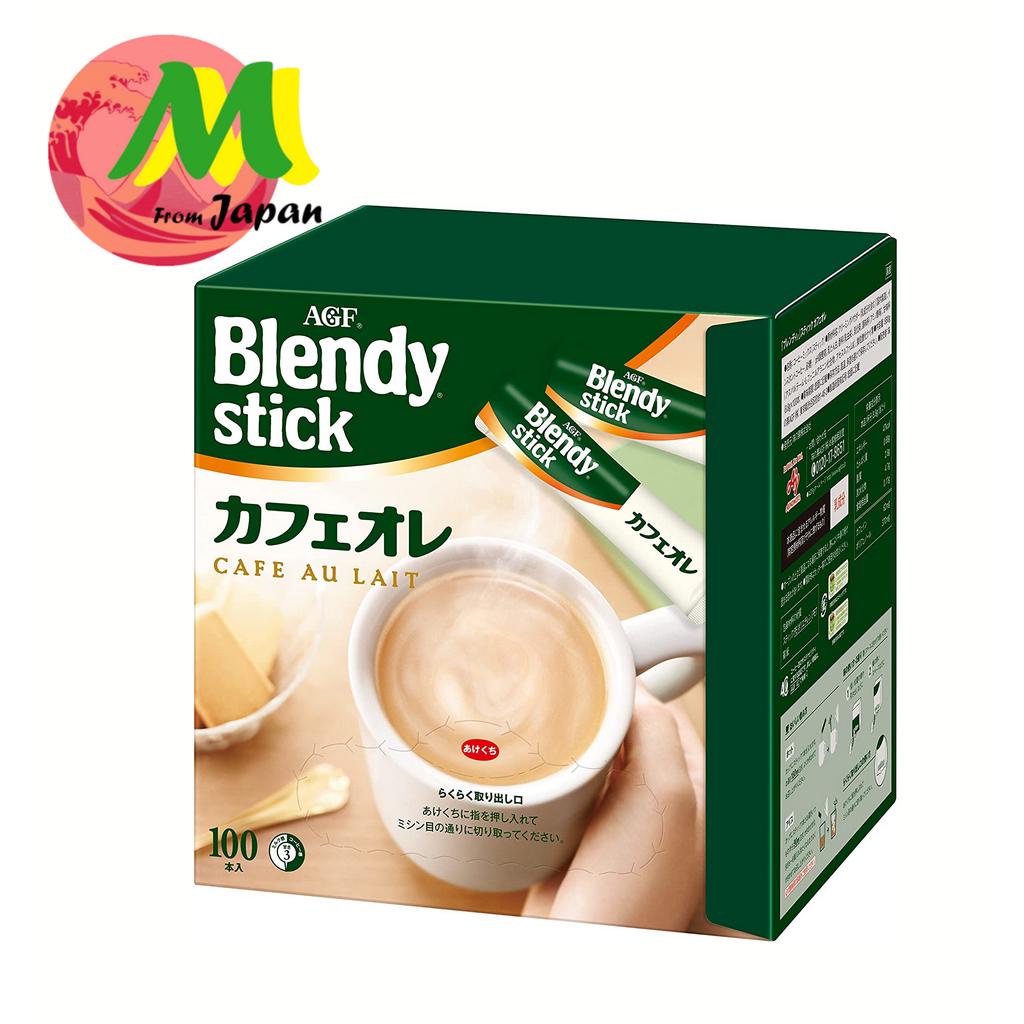 AGF Blendy Stick Cafe au Lait 100 pcs (Made in Japan) (Direct from ...