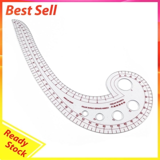 2PCS/Set Comma-Shaped Curve Ruler, DIY Sewing Ruler, French Curve Ruler