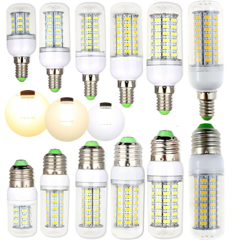 Led Corn Bulb E27 E14 3w 5w 7w 9w 12w 15w 5730 Smd Energy Saving Lamp