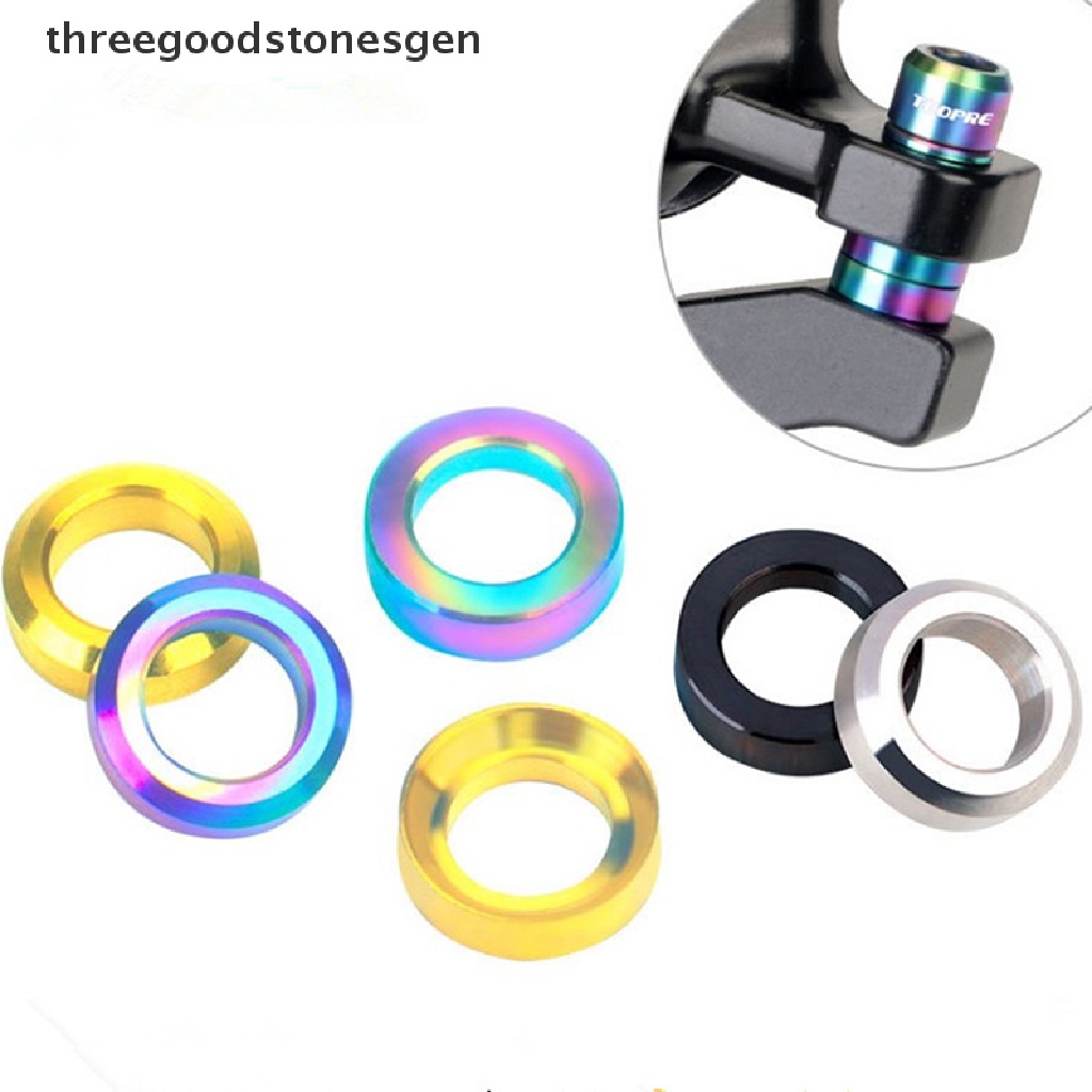 [threegoodstonesgen] 4Pcs Bike Bicycle M6 Concave and Convex Washer