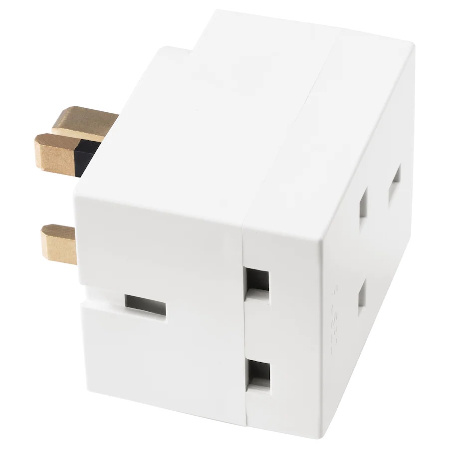 3 way socket adapter