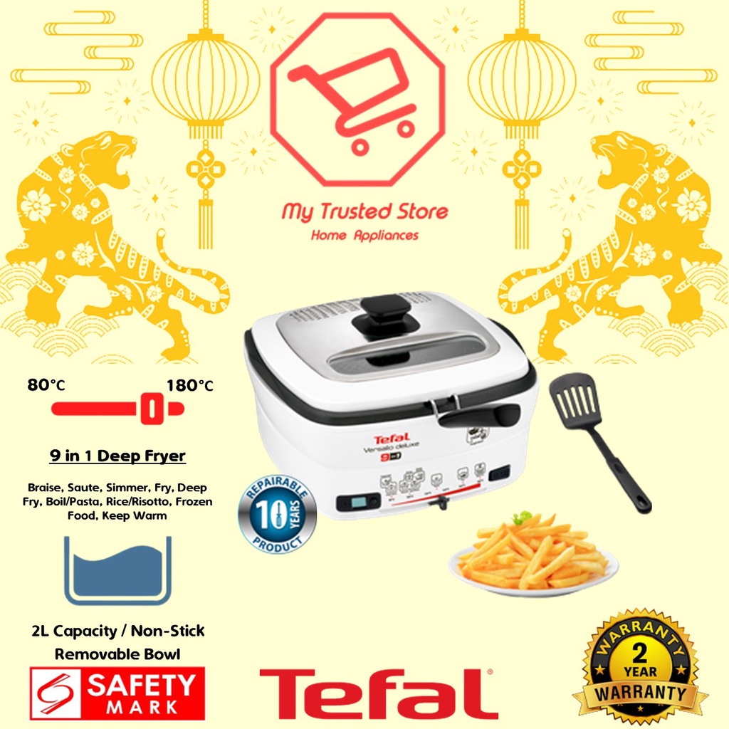 Tefal (FR4950) Versalio Deluxe 9-in-1 Multicooker Fryer | Shopee Singapore