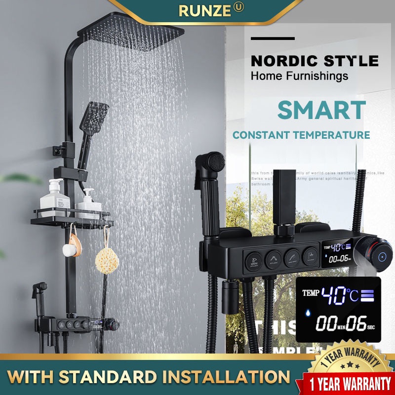 Shower Set Automatic Constant Temperature All Copper Pressurized Toilet ...