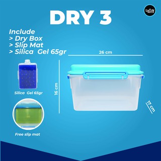 12L Dry Box/Storage Box/ Shock-Resistant Hygroscopic Card