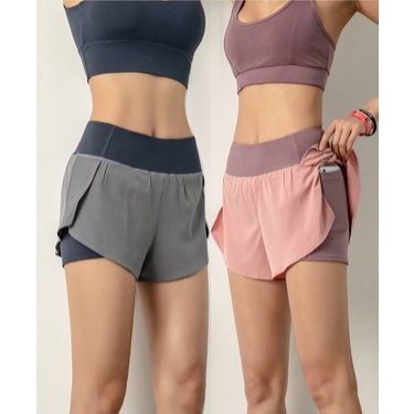 S-3XL women's shorts running sports speed dry running fitness shorts with pocket