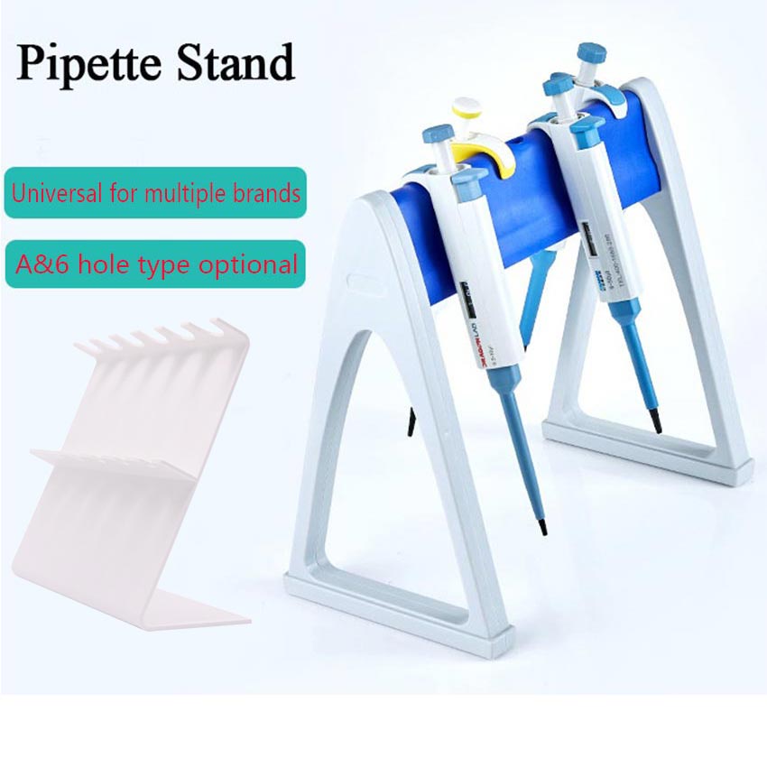 Lab Plastic Pipette Stand Holds 6 Pipettes Placing A/Z Type