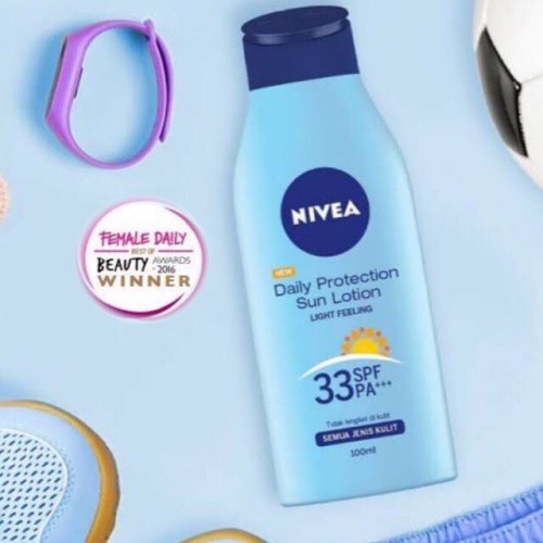 Nivea sun lotion daily protection spf 33PA + + 100ml. Shopee Singapore