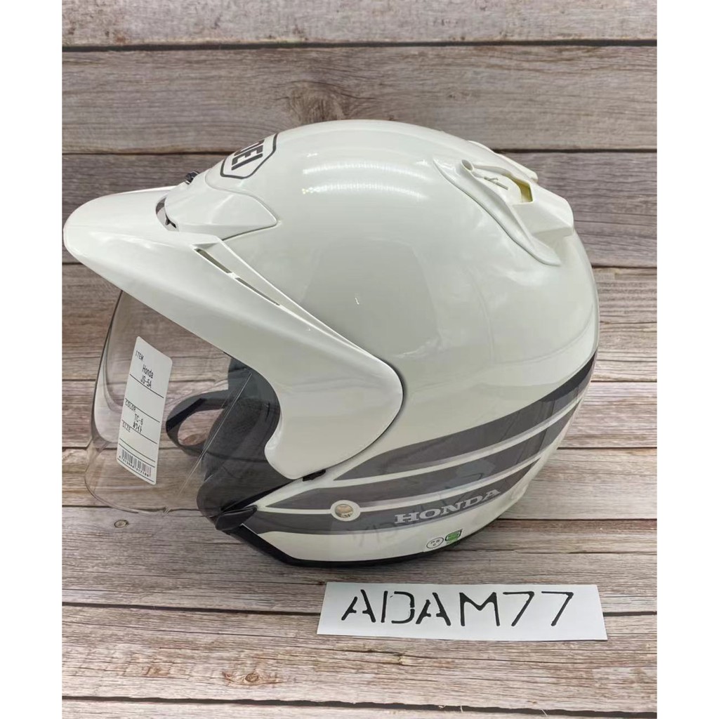 Shoei J-Force 2 JF2 Honda (NO FULLSET) Black / White Helmet New Upgrade |  Shopee Singapore