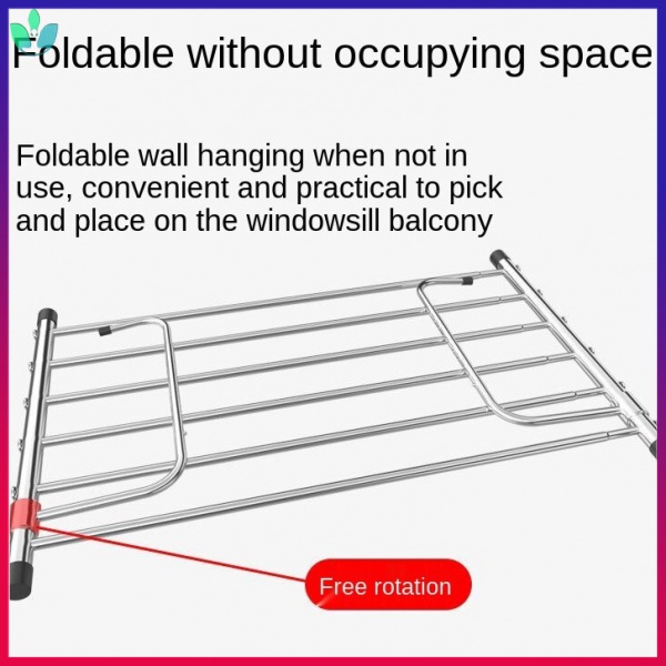 Extended clothes drying rack Windowsill Balcony Telescopic clothes ...