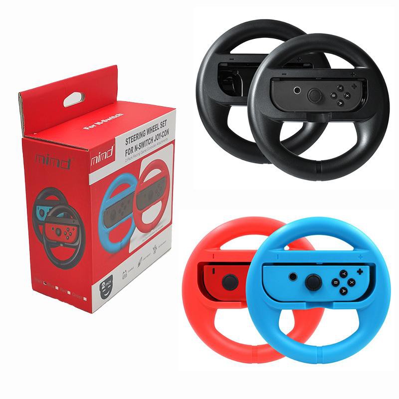 mimd Steering Wheel Set For Nintendo Switch Joy-Con Controllers (2 pack ...