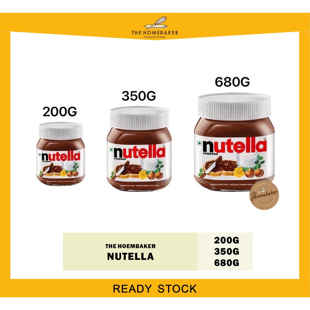 Nutella Hazelnut Chocolate Spread / Nutella Hazelnut Spread / 200g 350g ...