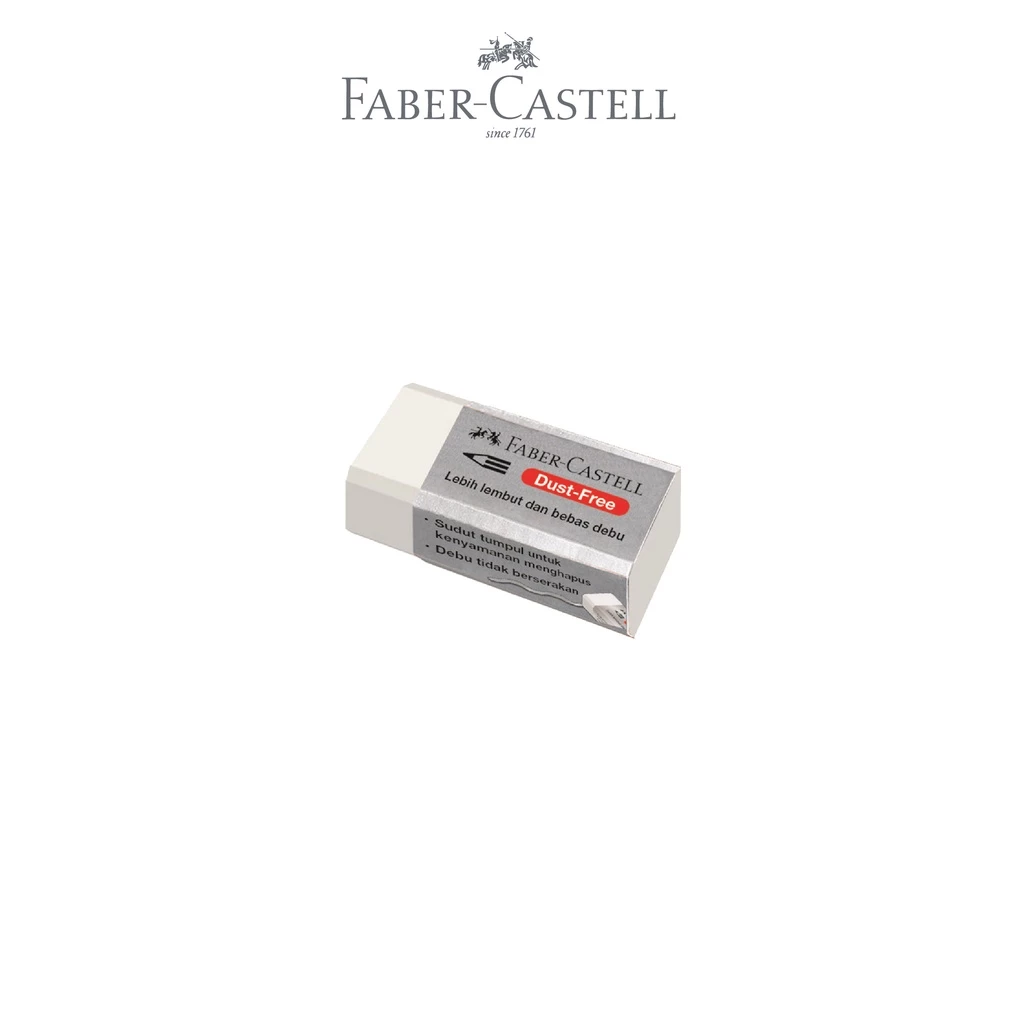 Faber-Castell Penghapus Eraser Dust-Free Small White - Gambar 2