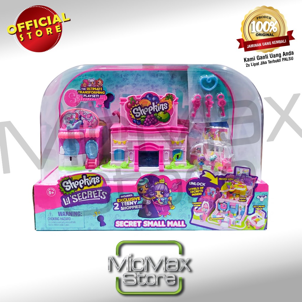 Shopkins lil secrets store secret small mall