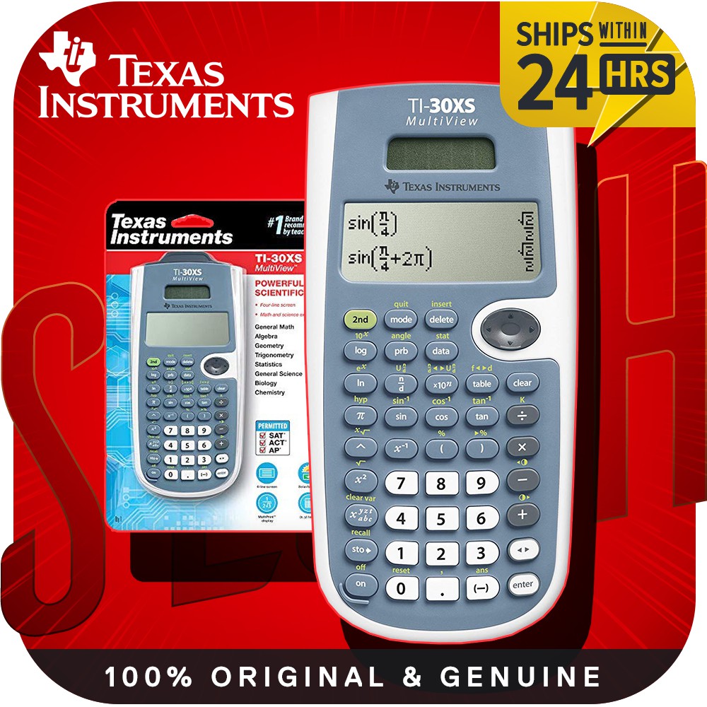 Texas Instruments TI-30XS MultiView Scientific Calculator | Shopee ...