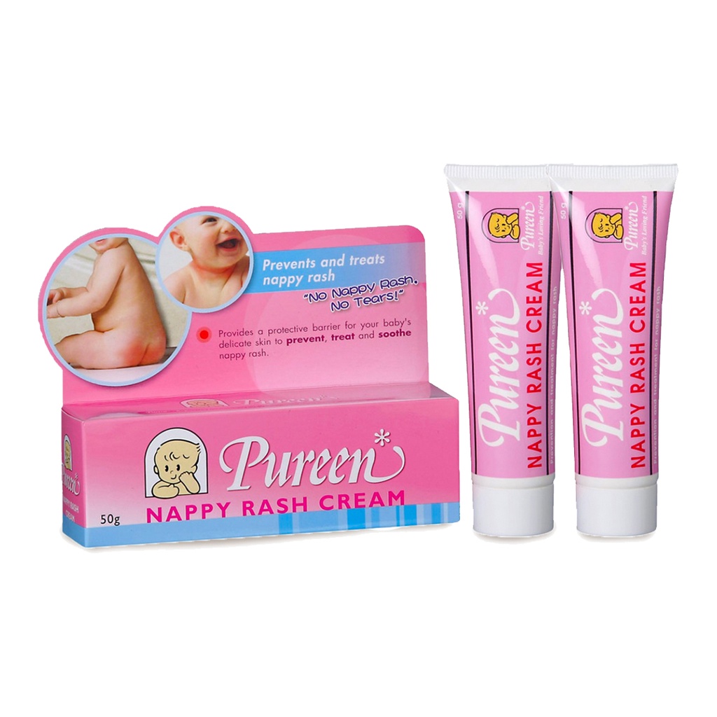 Pureen Nappy Rash Cream 50g | Shopee Singapore