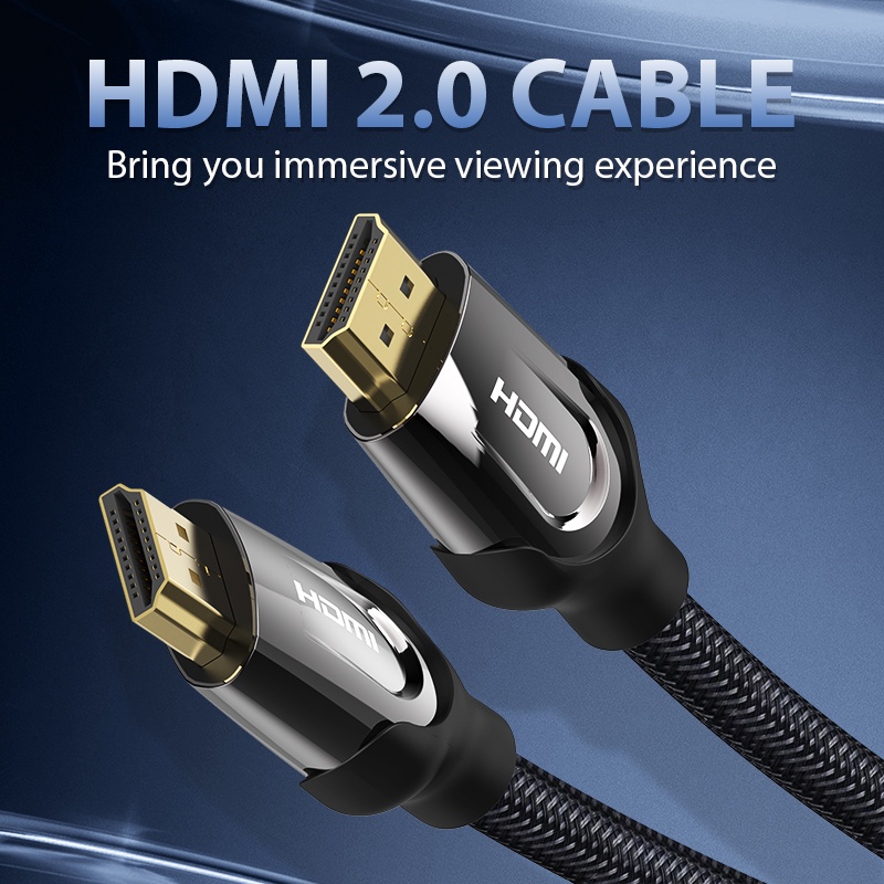 Vention B05 Kabel High Speed Nylon Braided HDMI v2.0b 4K Premium - Gambar 4