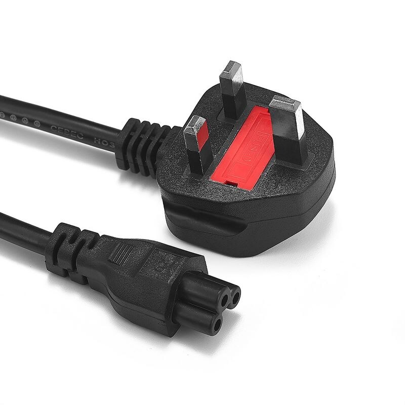 UK Plug Power Cord 1.2m British Main C5 Power Supply Cable For Notebook ...