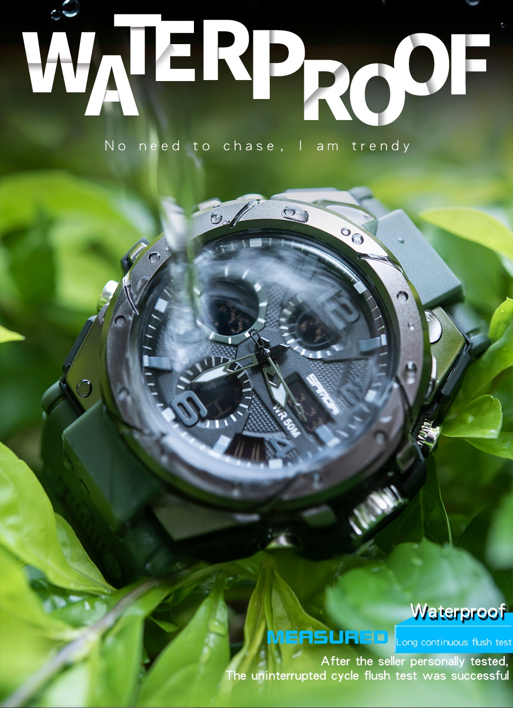 SANDA Sport Watches Mens 2021 Brand Military Waterproof Shockproof ...
