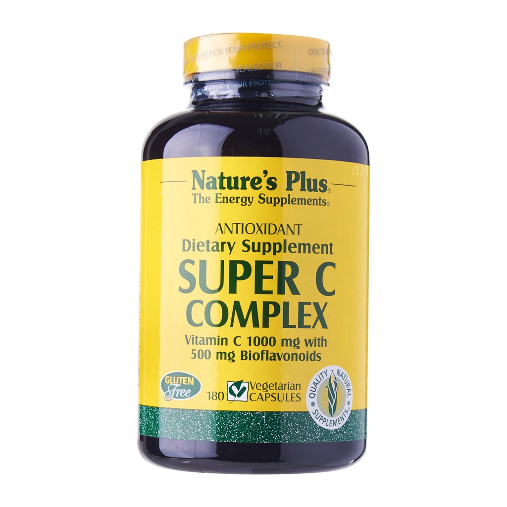 Natures Plus Super C Complex (Vcaps) 180 caps Shopee Singapore