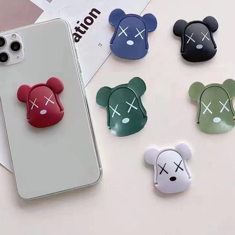 New Style Desktop Stand Suitable For Apple Huawei Universal Violent Bear Creative Ring Buckle Mobile Phone Holder Shock-Resistant