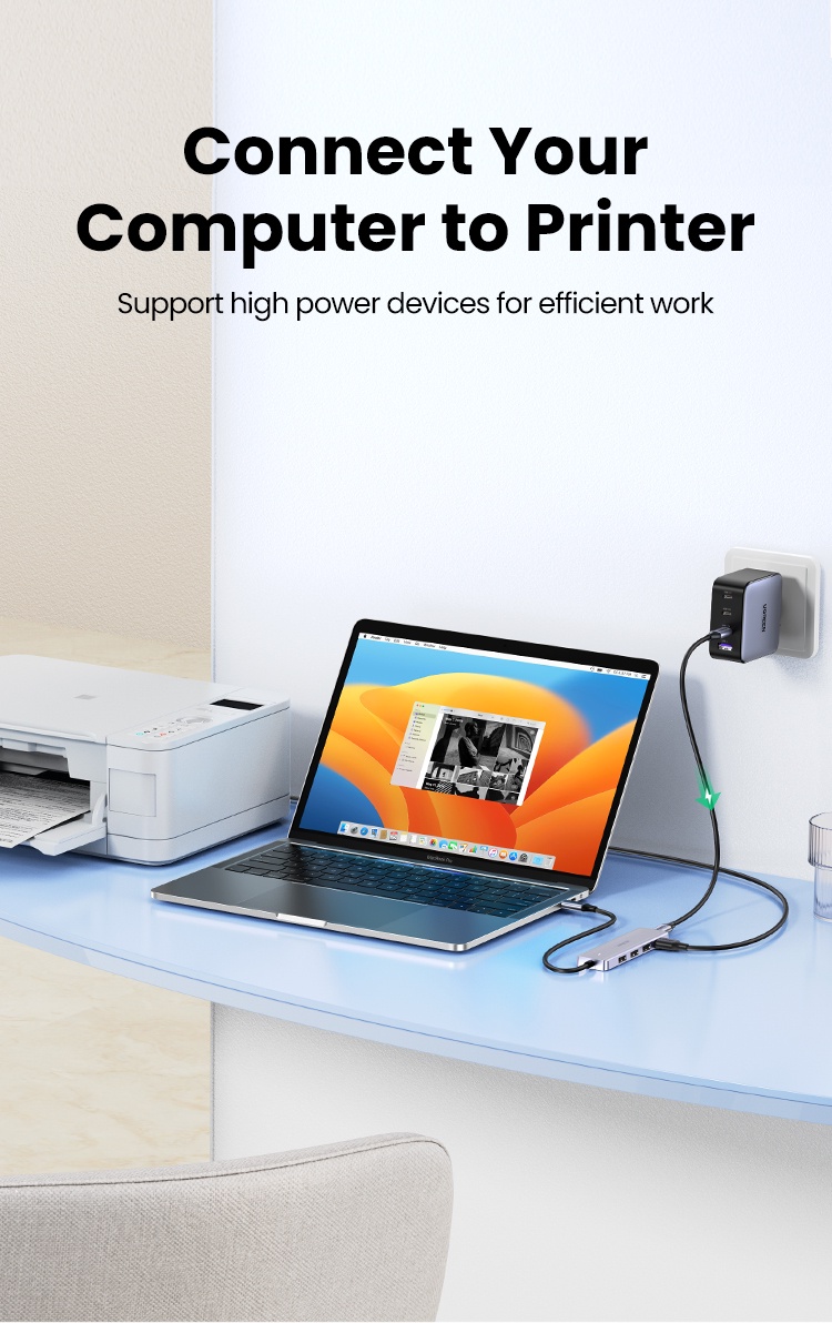 UGREEN USB-C Hub, Type C to USB Spliter, 4 Ports USB 3.0 Data Hub ...