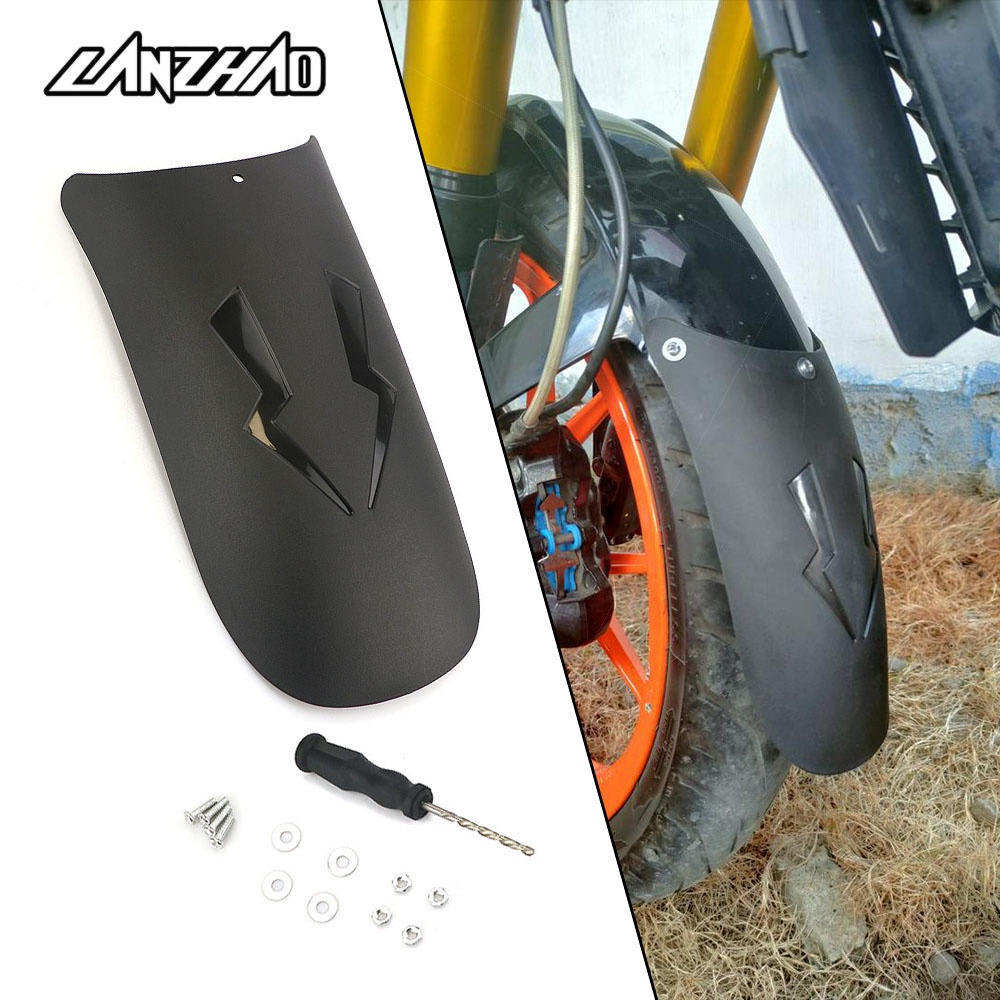 Bike front mudguard discount extender