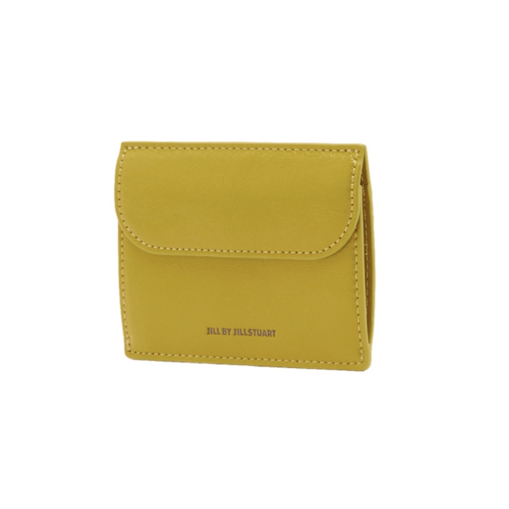 ■JILLSTUART■ Egg Logo Pocket Crack Leather Card Wallet 6 C JILL BY JILLSTUART] Egg Logo Pocket Crack Leather Card Case