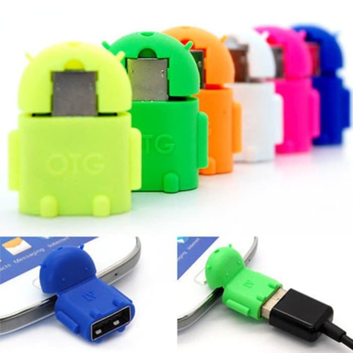 OTG MINI PERSEGI MICRO USB / TYPE C konektor NON KABEL On The Go Android - Gambar 3