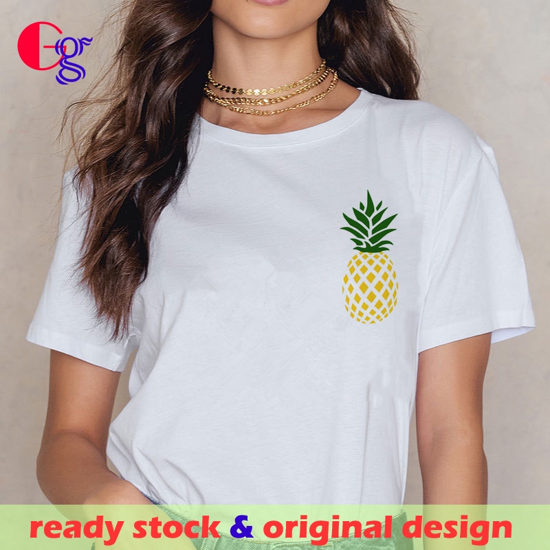 pineapple horror kindness color block Women mashup top t-shirt t shirt clothing aesthetic tee female movie humour popculture tshirt
