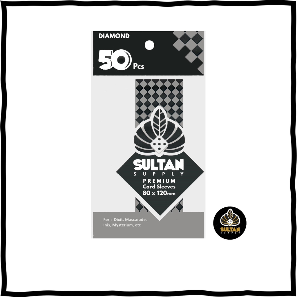 Sultan Diamond Card Sleeves (80 mm x 120 mm) | Shopee Singapore