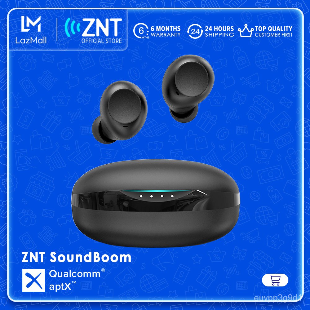 Qualcomm aptX ZNT SoundBoom Wireless EarBuds Earphones