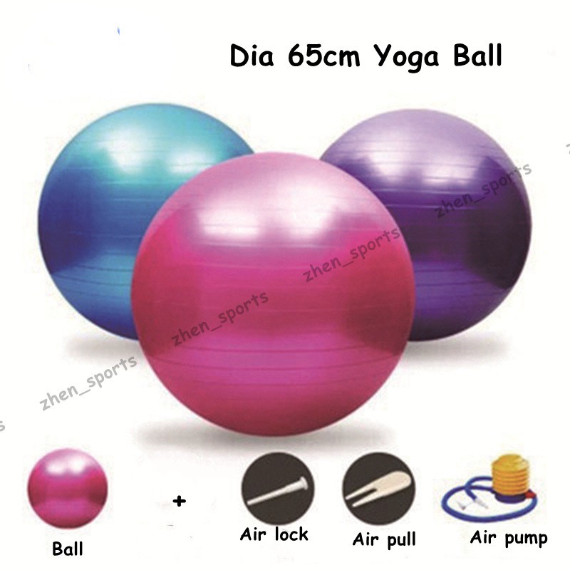 Yoga ball 2025 air pump