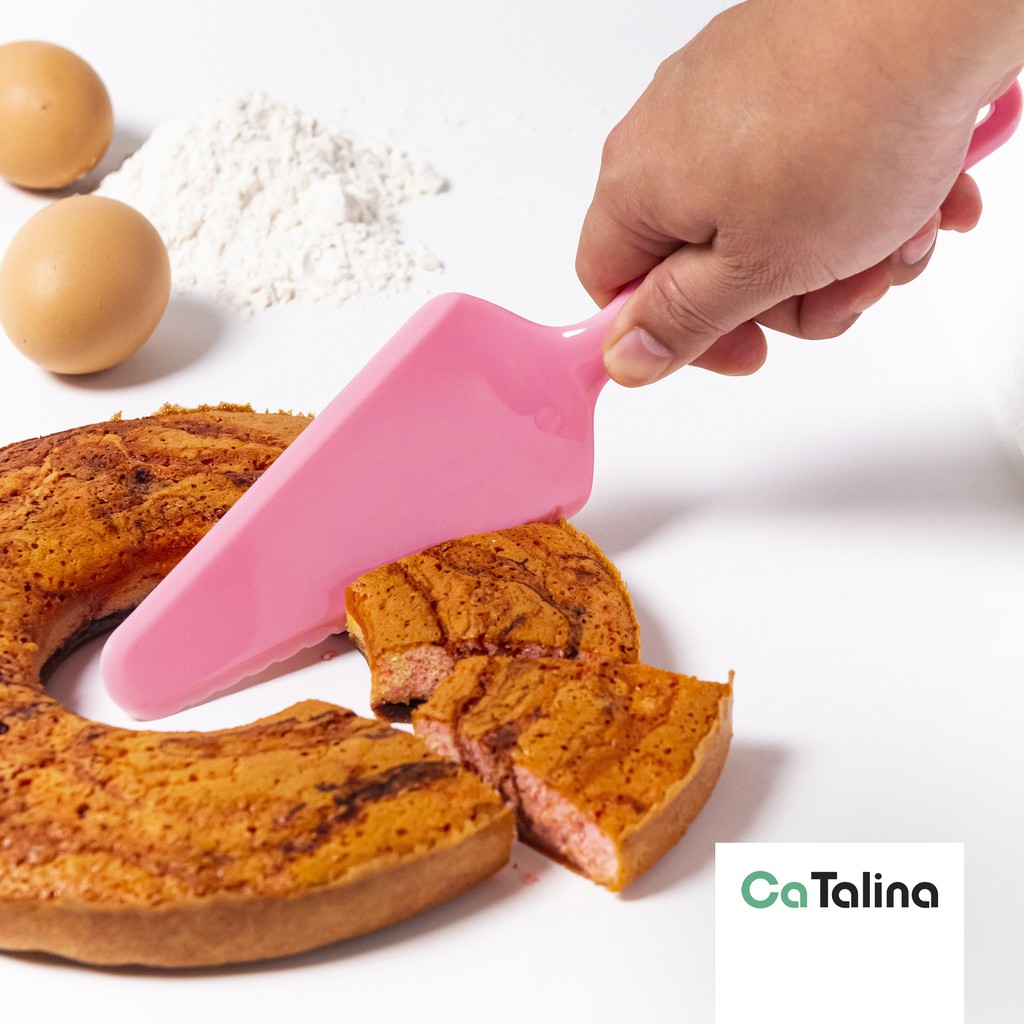 CaTalina Pisau Kue Plastik Cake Shovel Sekop Kue Sendok Kue - Gambar 4